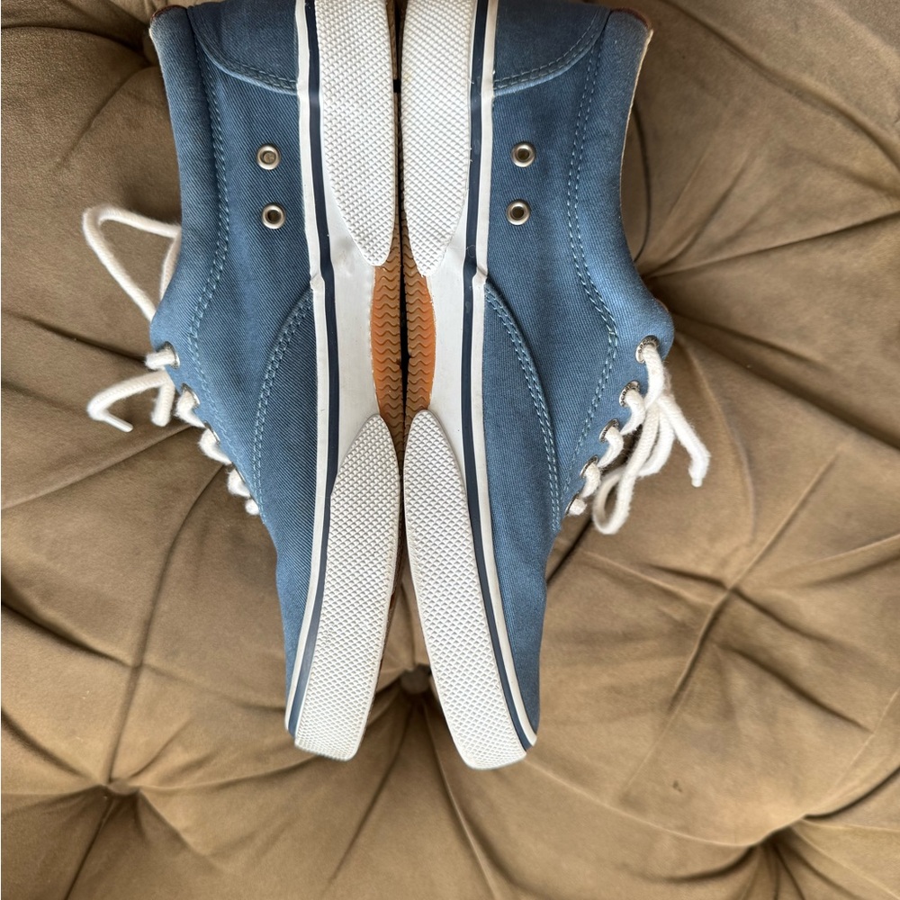 Sperry Blue Canvas Sneakers - Picture 4 of 6